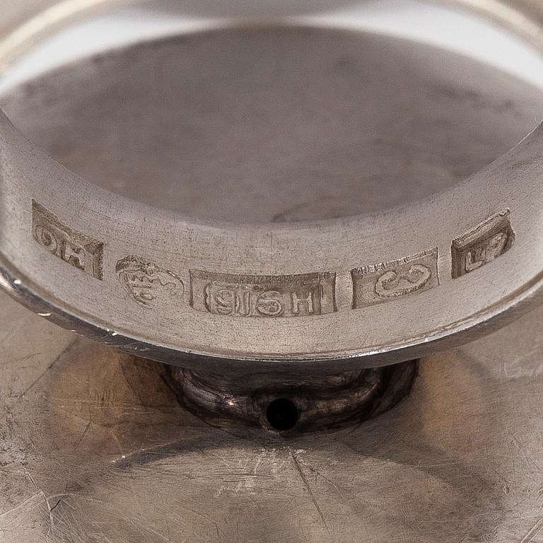 Saara Hopea, a silver ring, Ossian Hopea, Porvoo 1964.