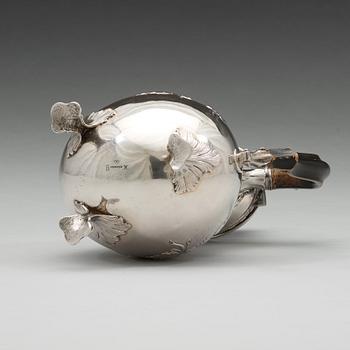 Erik Malm, kaffekanna, silver, Malmö 1780, rokoko.