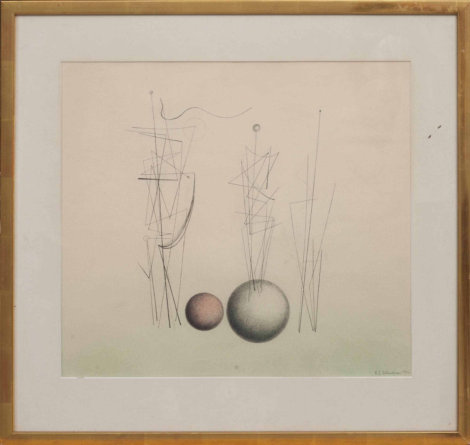 LEON ARTHUR TUTUNDJIAN, Blandteknik, signerad o daterad 1926.