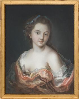 OKÄND KONSTNÄR, pastell 1900-tal. efter Rosalba Carriera, 1900-tal.