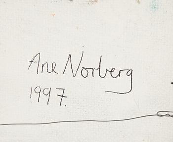 UNKNOWN ARTIST, 20TH CENTURY, oil on panel, 1997, signed Ane Norberg verso.