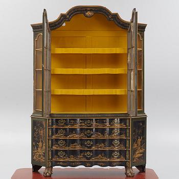 Display cabinet, Rococo style, 20th century.
