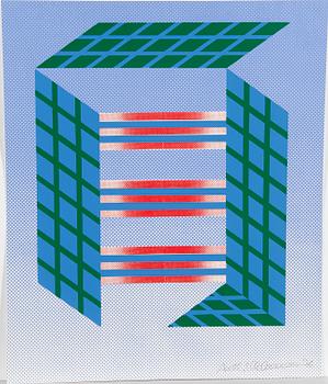 PORTFOLIO WITH SIX SERIGRAPHS, signed.