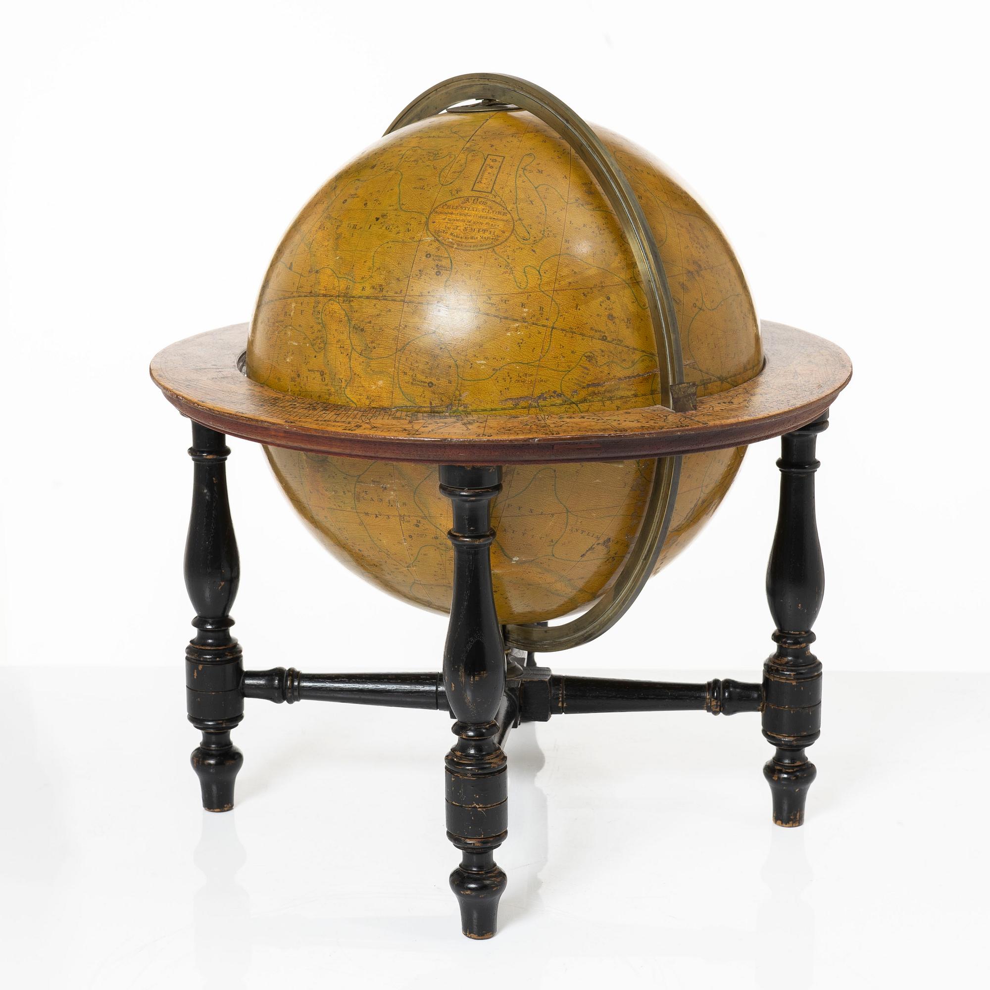 A celestial library globe by Charles Smith & Son (manufacturers of globes in London 1803-62).