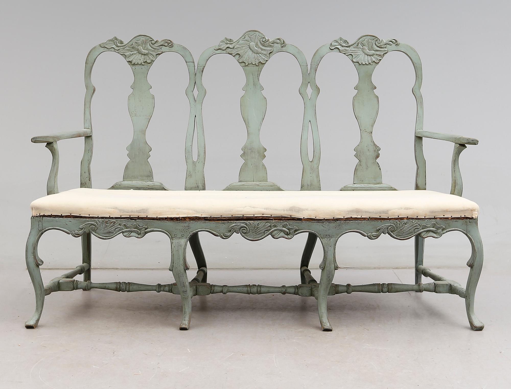 SOFFA, senbarock, 1700-talets mitt.