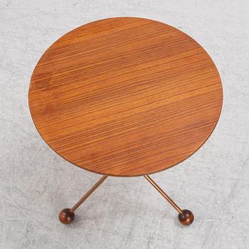 Albert Larsson, a teak veneered table, 'Alberts-Bordet', AB Albert Larssons Möbelfabrik, Tibro, mid 20th Century.