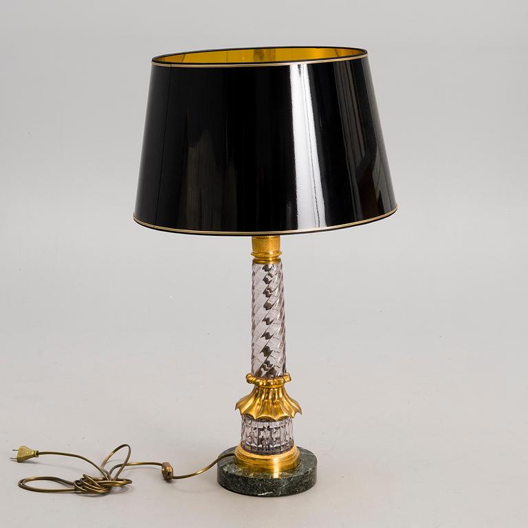 A RUSSIAN TABLE LAMP, Empire, first half of the 19th century.