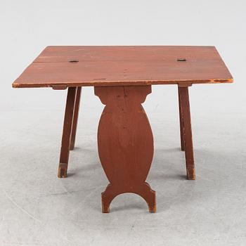 Bordstol, allmoge, 1800-tal.