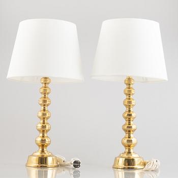 A pair of table lights from Enco, end of the 20th Century.