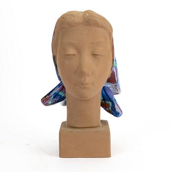 Johannes Hedegaard, figurine, stoneware, signed and numbered 159/2897 Aluminia/Royal Copenhagen, Denmark 1960s.