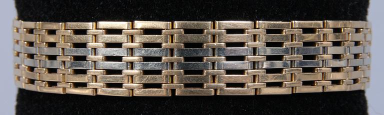 ARMBAND, 18K guld. 29 gram. Till förmån för Stadsmissionen.