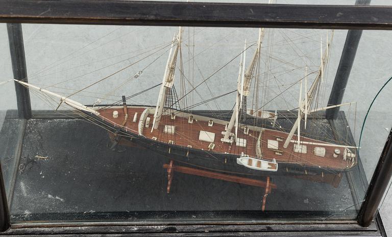 A 20th century model ship.