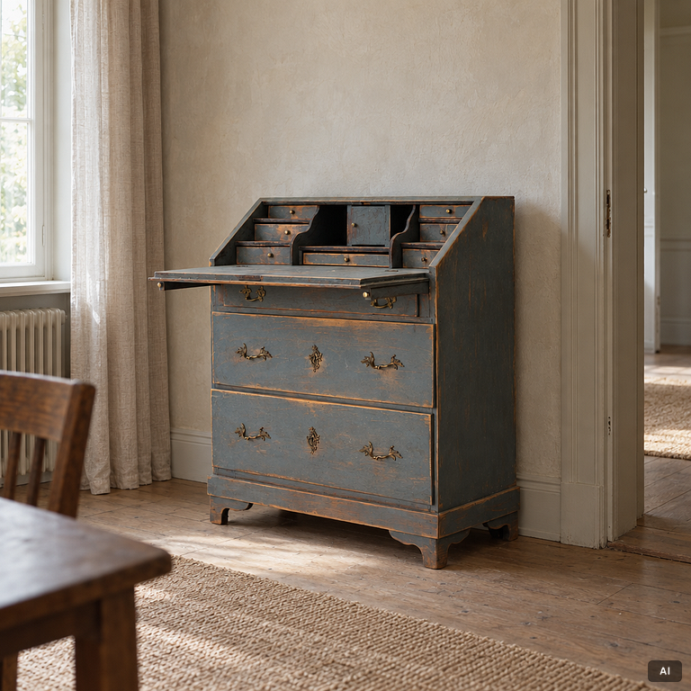Writing desk, 19th century.