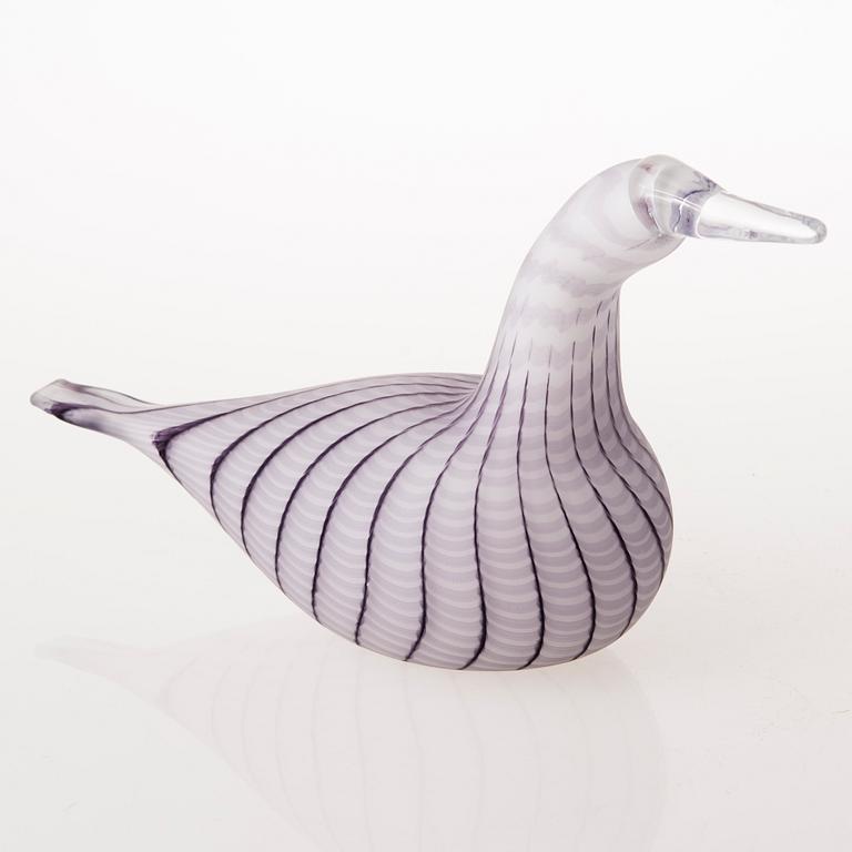 OIVA TOIKKA, GLASS BIRD, signed Oiva Toikka Nuutajärvi, numbered 371/750.