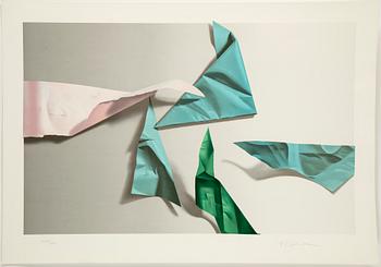 YRJÖ EDELMANN, lithograph in colors, signed Y. Edelmann and numbered 238/250 in pencil.