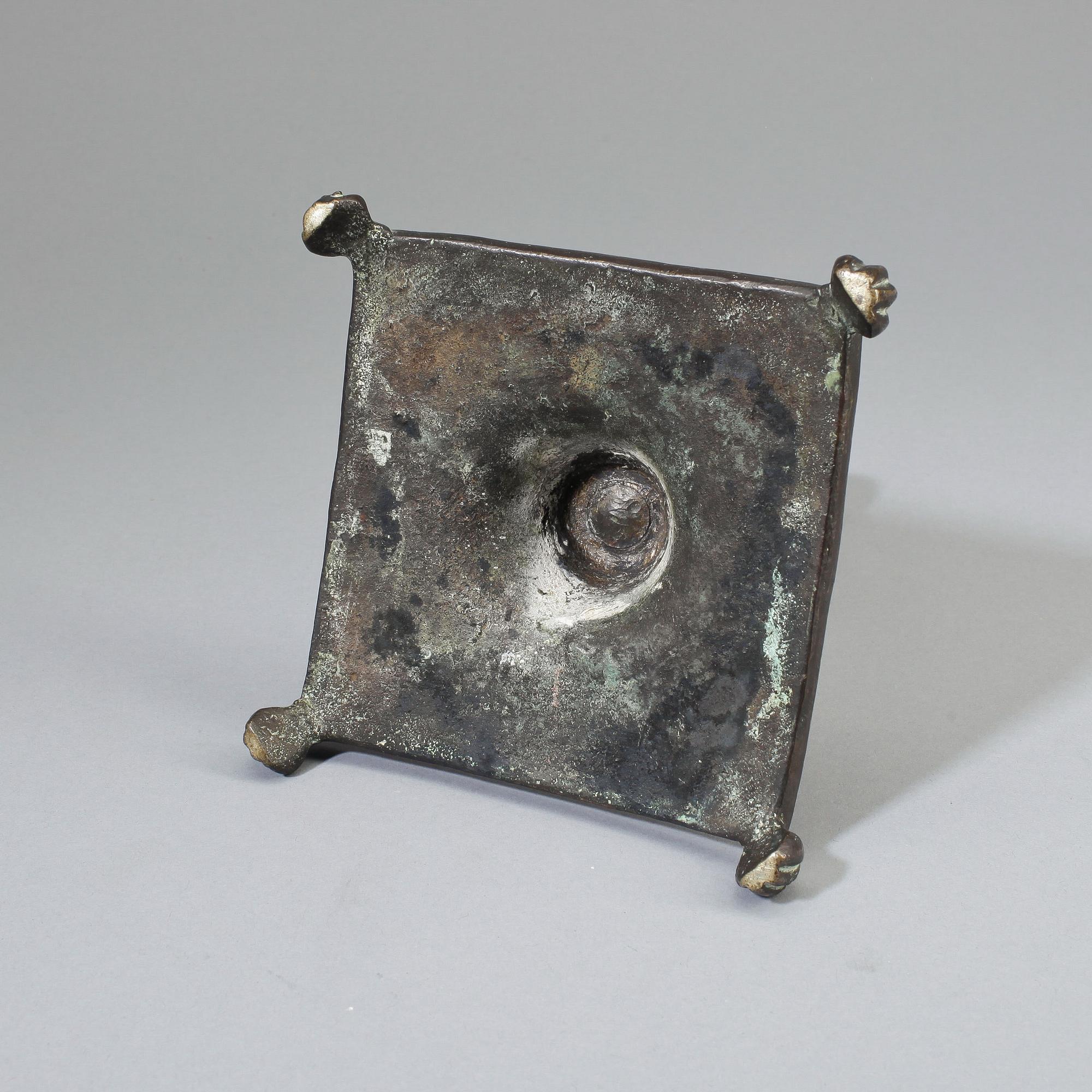 LJUSSTAKE, barock, mässing, 1700-tal.