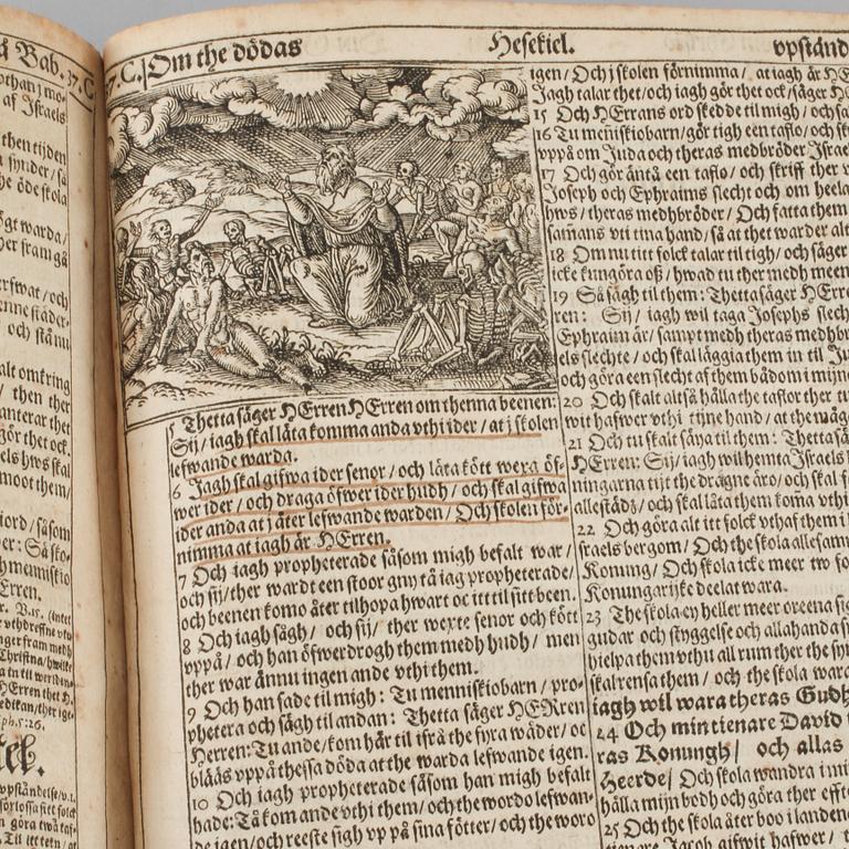 BIBEL, "Biblia, Thet är All then Heliga Skrift På Swensko...", Henrich Keyser, Stockholm, 1657.