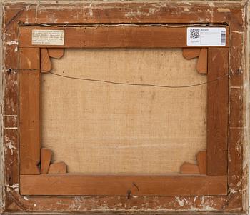 Unknown artist, Landscape with bridge, circa 1800.