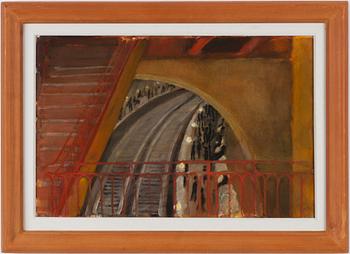 Bertram Schmiterlöw, Tågstationen.