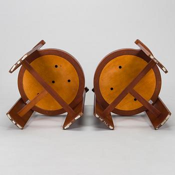 Eliel Saarinen, karmstolar, ett par, "Hannes", Adelta Oy, Finland.