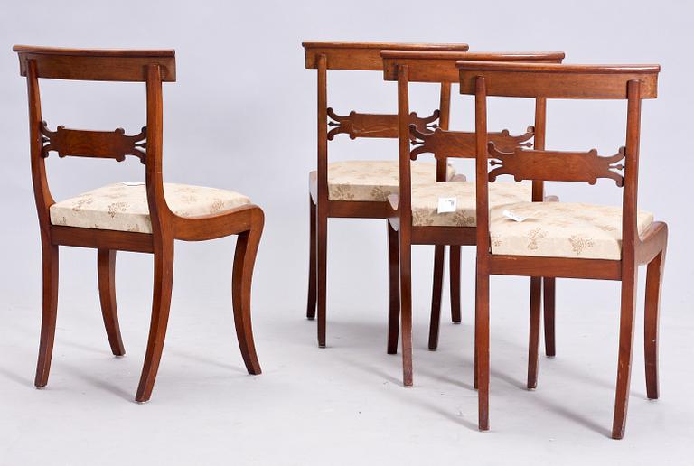 STOLAR, 4 st, senempire, 1800-talets mitt.