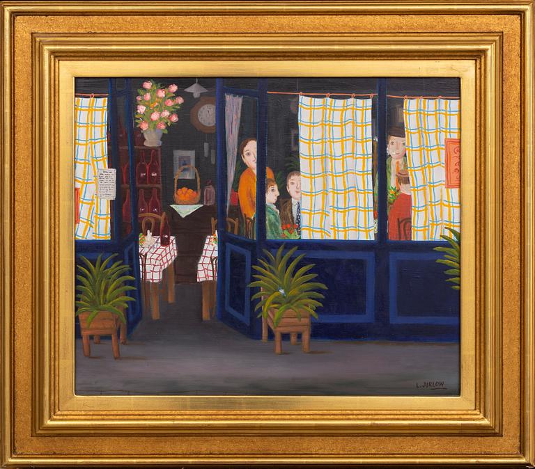 Lennart Jirlow, Outside the bistro.