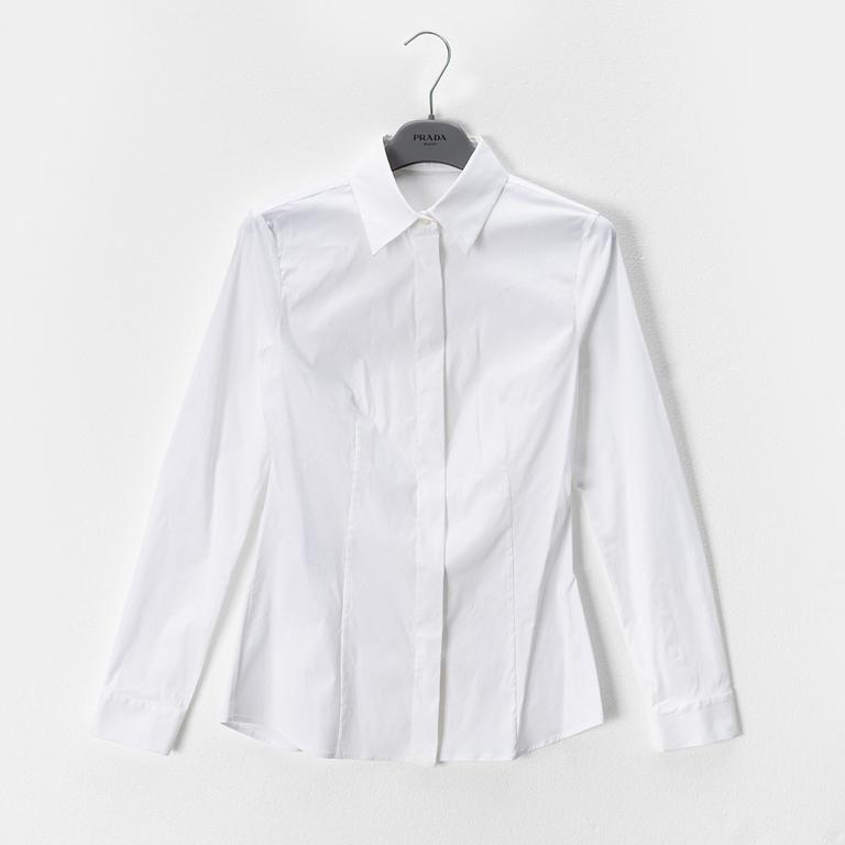 Prada, two white blouses, size 38.