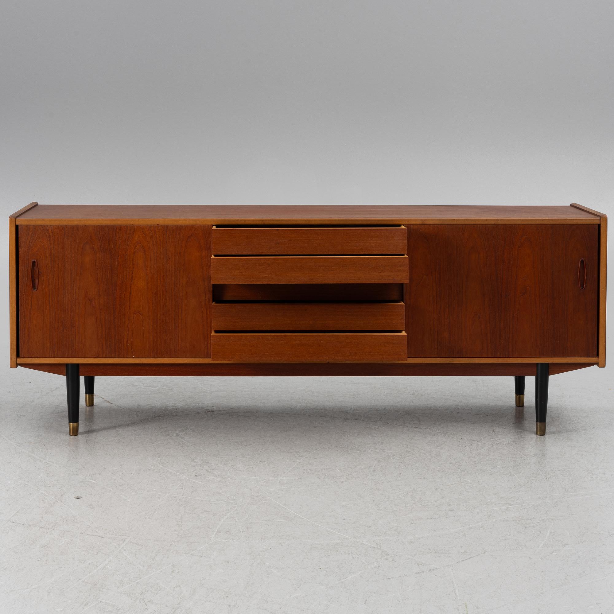 Nils Johnsson, sideboard, "Trio", Hugo Troeds, Bjärnum, 1960s.