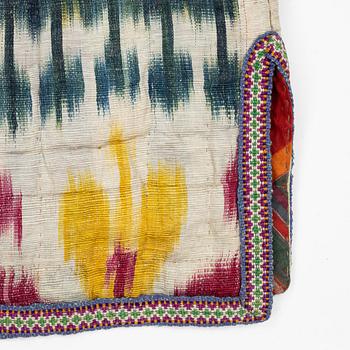 A silk and cotton Chapan, Central Asia, 1880s.