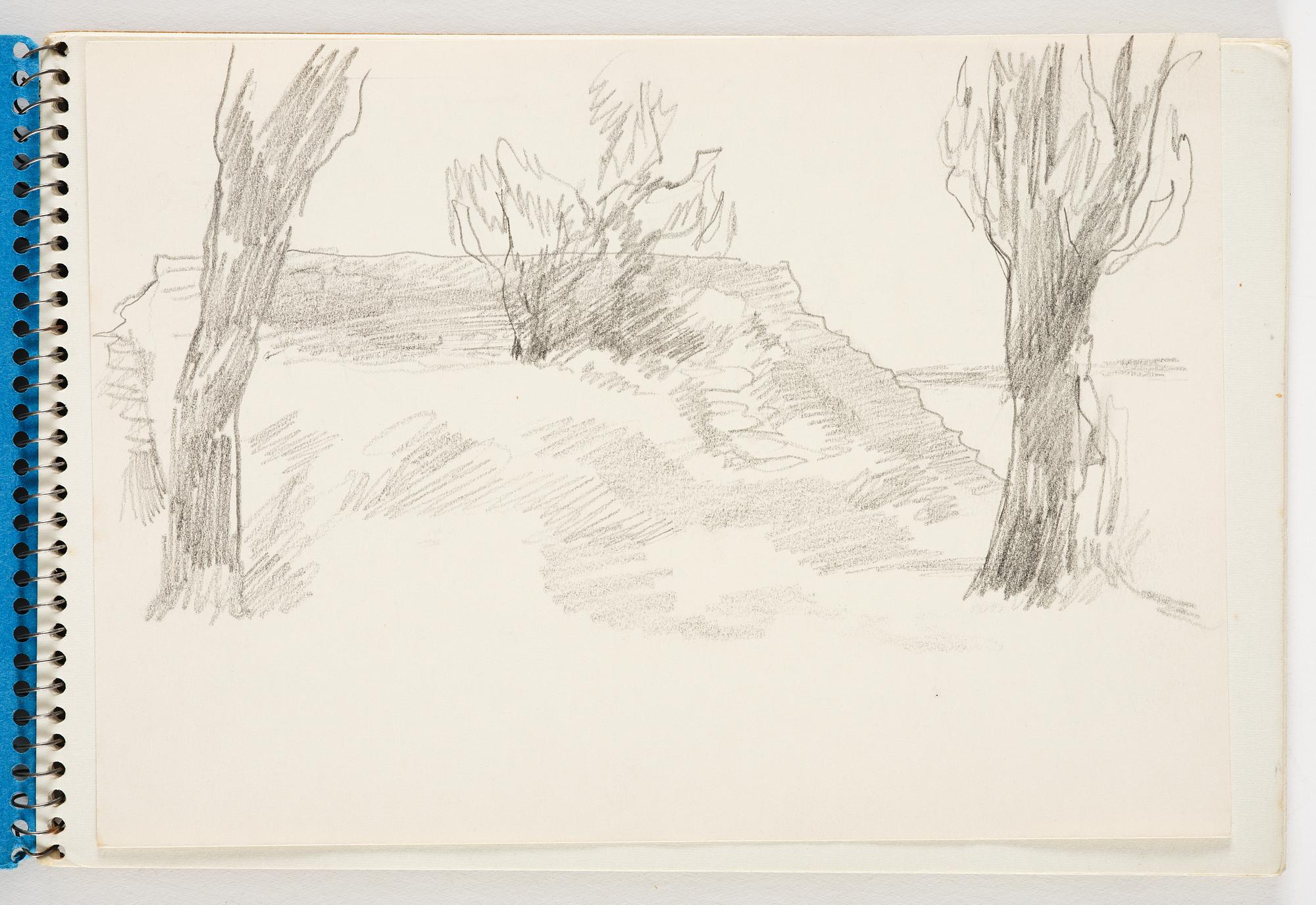 Lotte Laserstein, 3 skissböcker med blyertsteckningar.