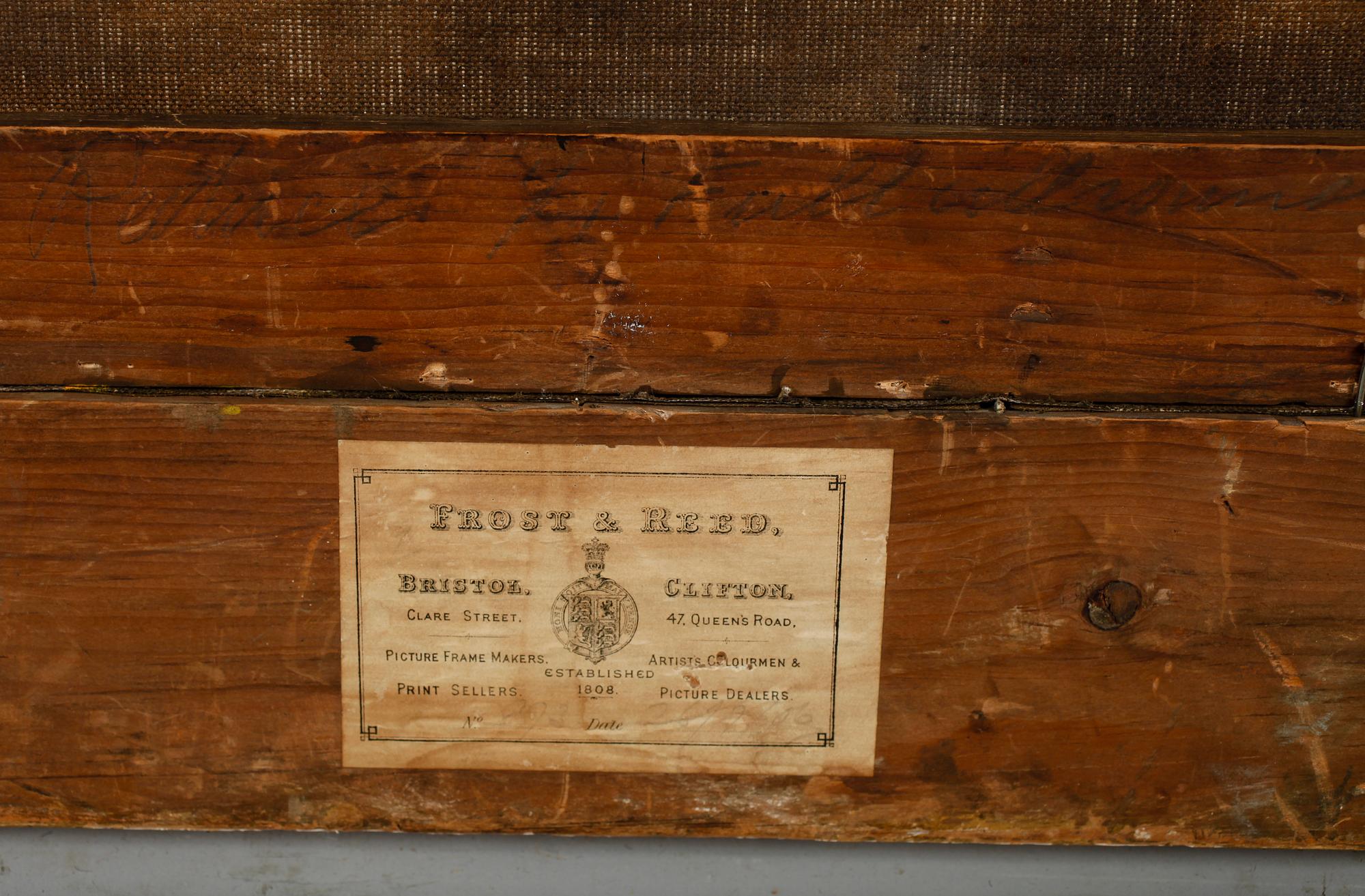 CHARLES COMPTON, olja på duk, sign.
