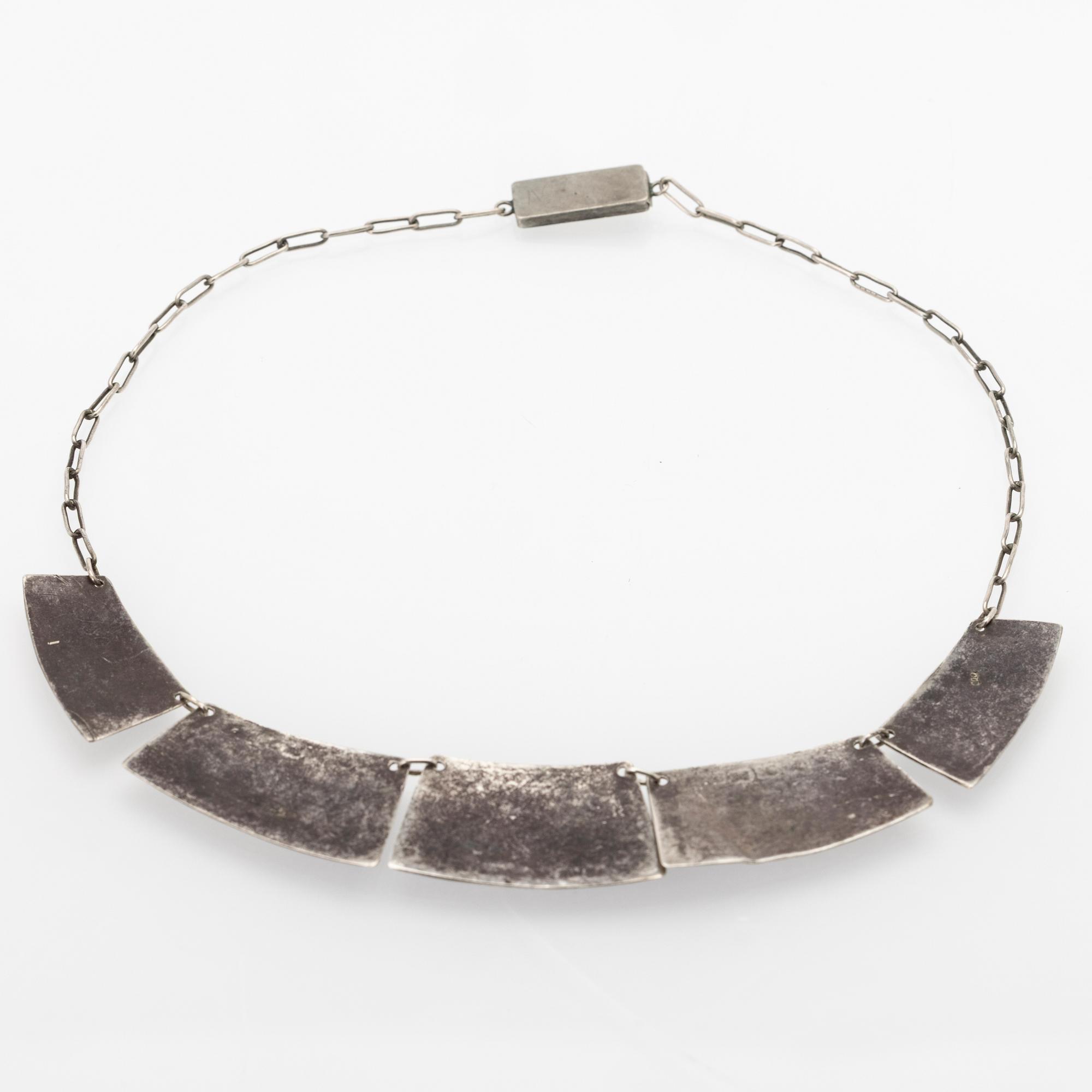 Halsband av silver, Sydamerika 1950/60-tal.