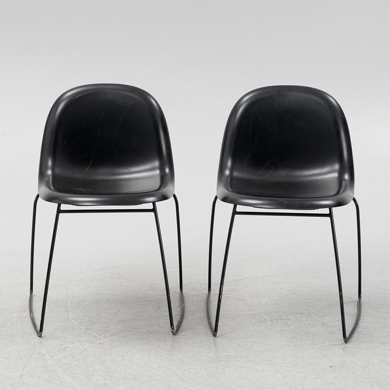 Komplot, stolar, ett par, "3D Dining chair", Gubi.