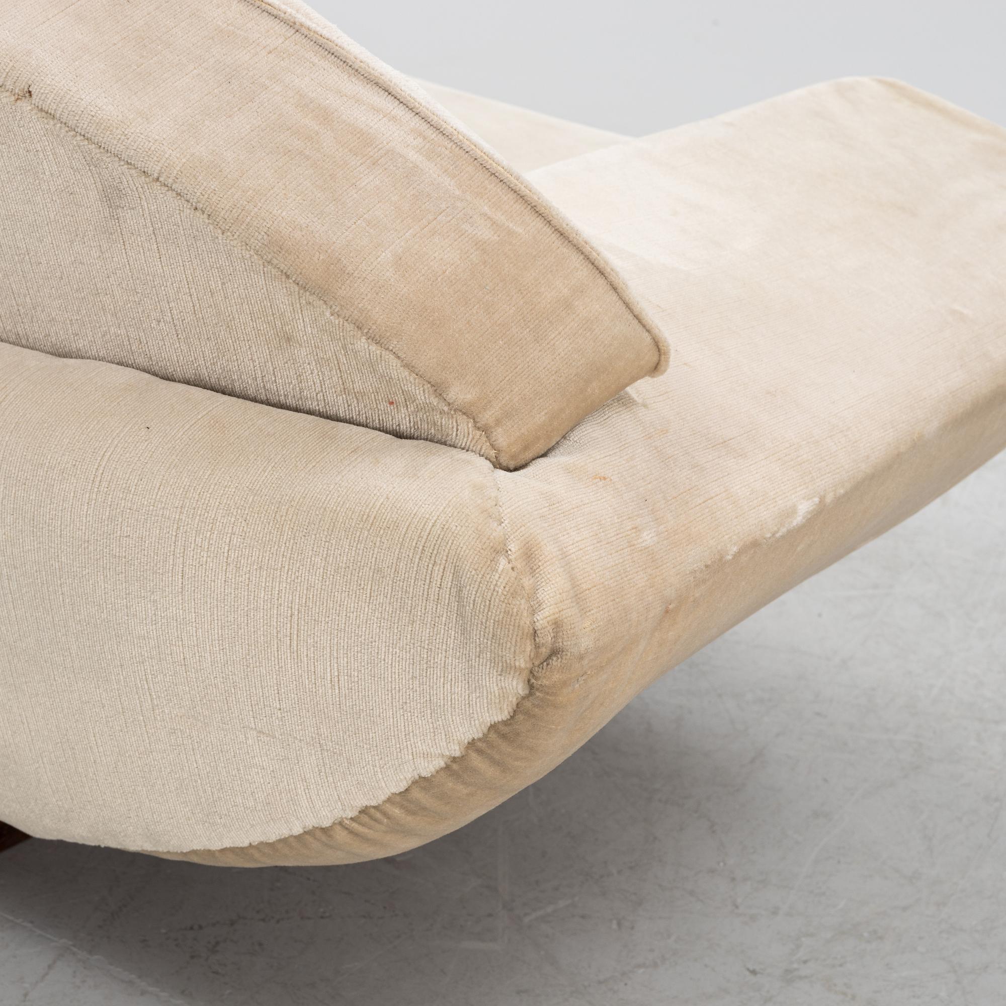 Johannes Andersen, a 'Capri' sofa and easy chair, Trensum, 1960's.