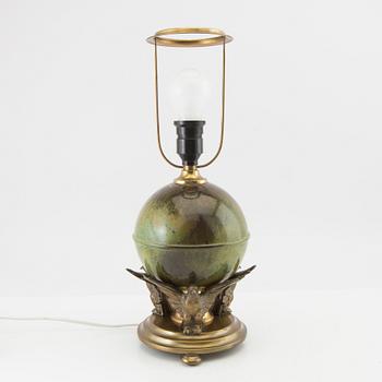 Bordslampa Art Déco 1900-talets första hälft.