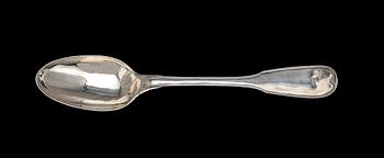 RAGUSKED, silver, Lars Boye, Stockholm, 1782. Vikt 164 g.