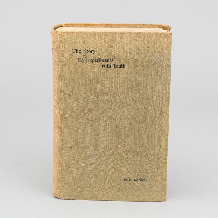 M.K GHANDI, "The story of my experiments with truth" vol.1 Navajivan press, Ahmedabad 1927.