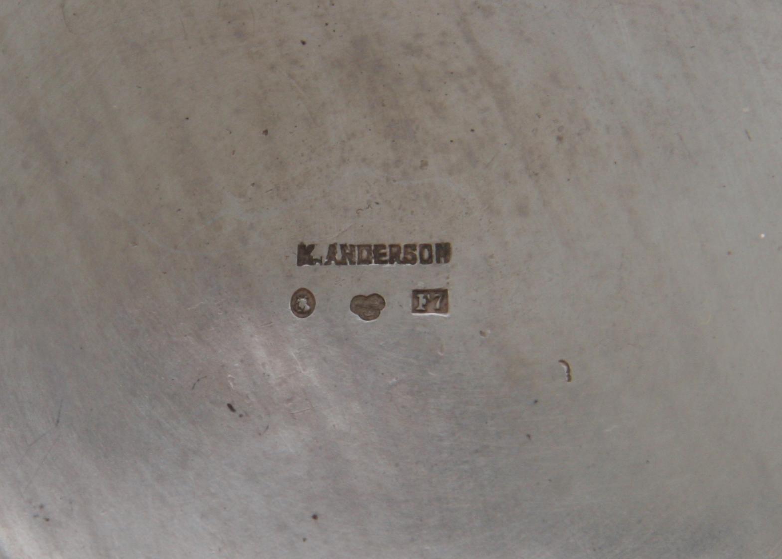 POKAL, silver, K.Andersson 1908.