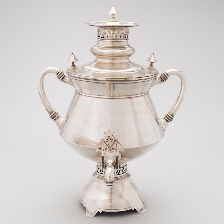 SAMOVAARI, hopea, Khlebnikov, Moskova 1899-1908.