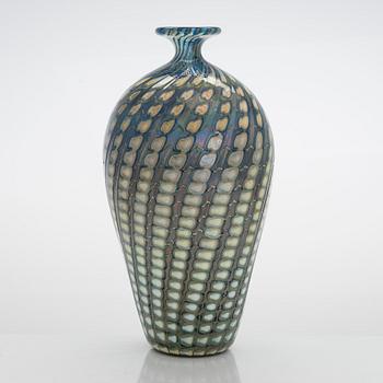 Bertil Vallien, a 'Father of Pearl'/ 'Jupiter' glass vase, signed Kosta Boda F19/99 Bertil Vallien Special Order.