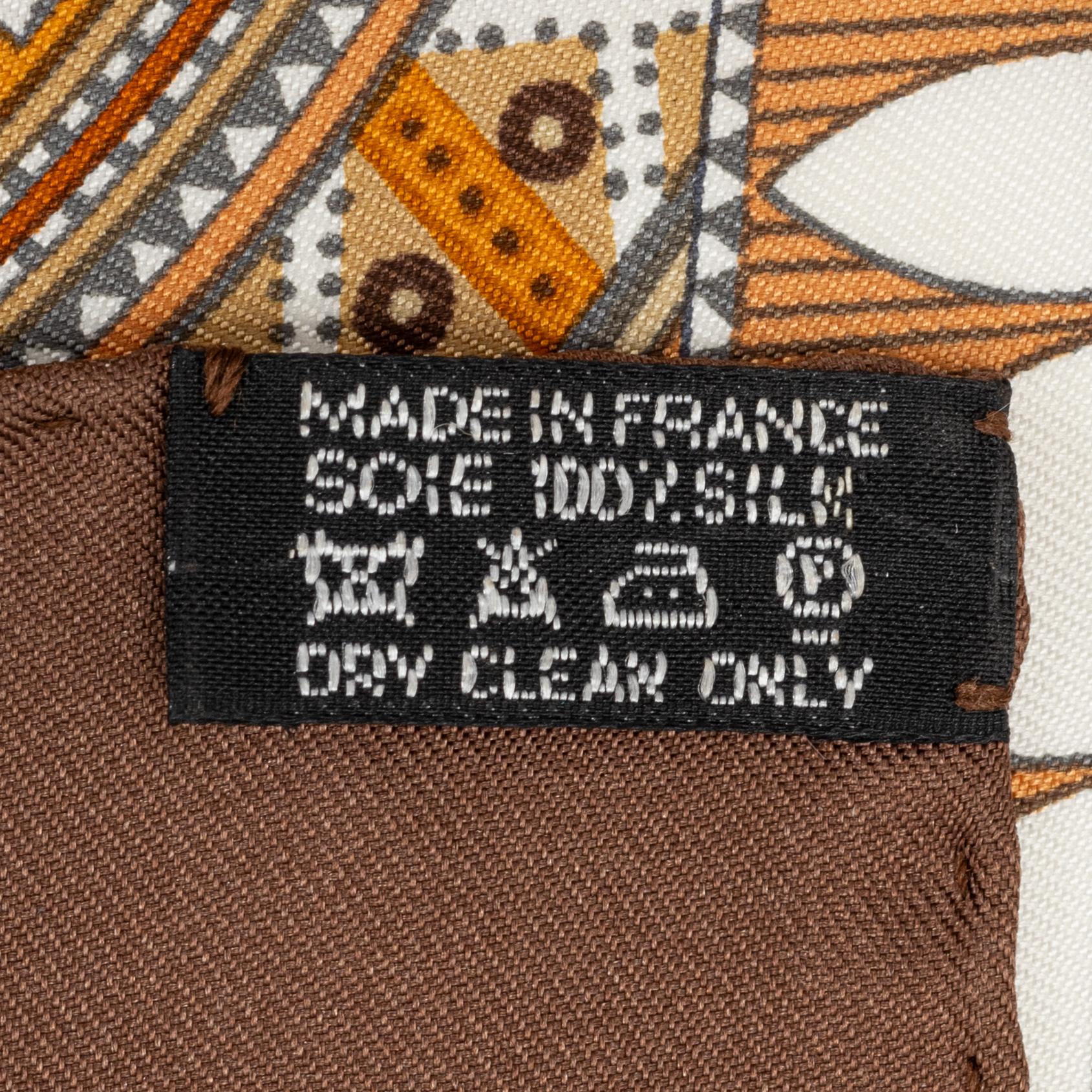 Hermès, scarf, "Vie du Fleuve".