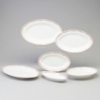 A 62 piece creamware dinner sercice from Rörstrand, 1920's.