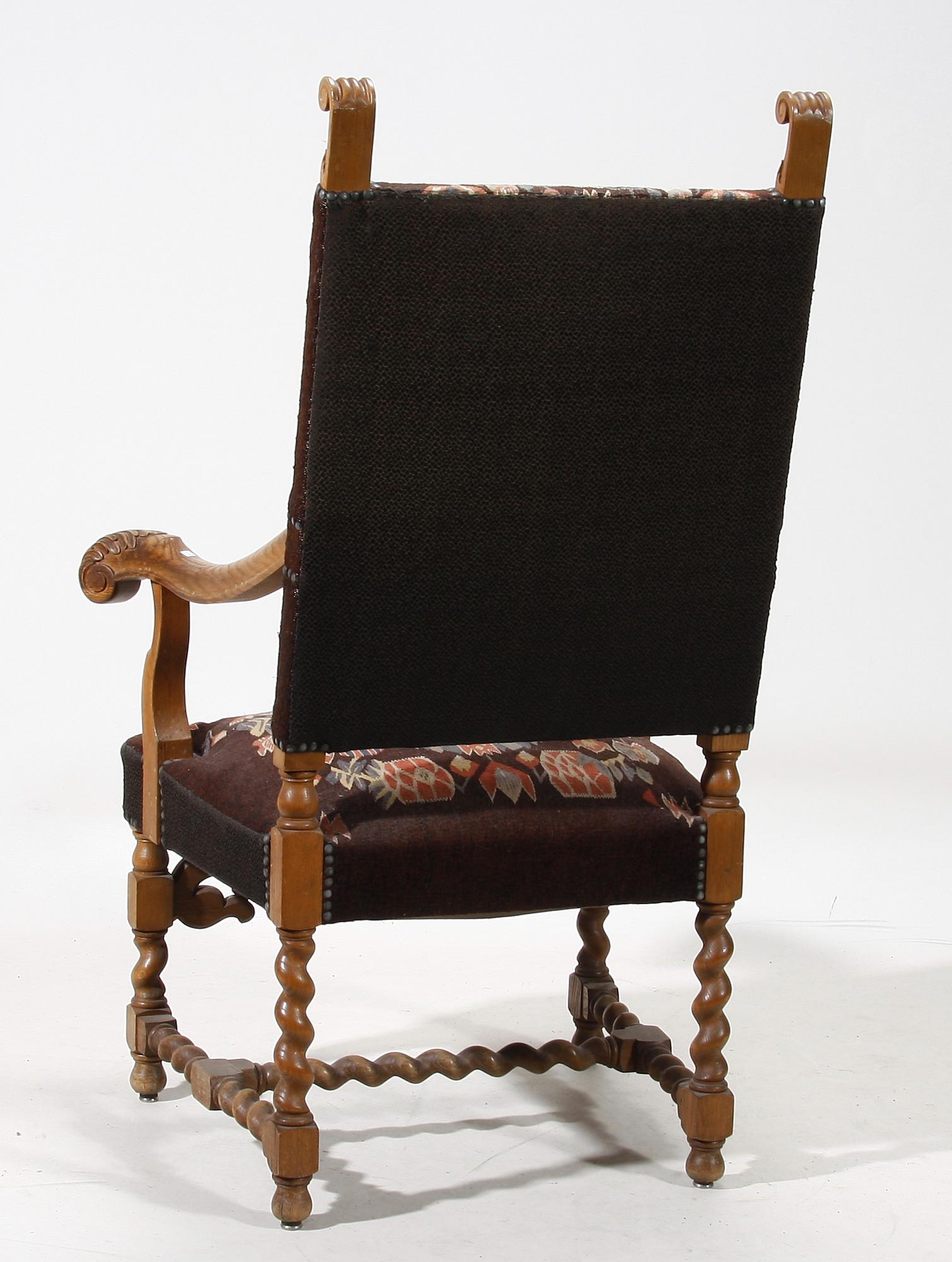 KARMSTOL, barockstil, 1900-tal.