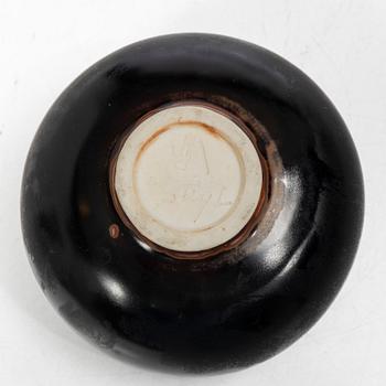 Stig Lindberg, a stoneware bowl and vase, Gustavsberg Studio, Sweden, 1974.