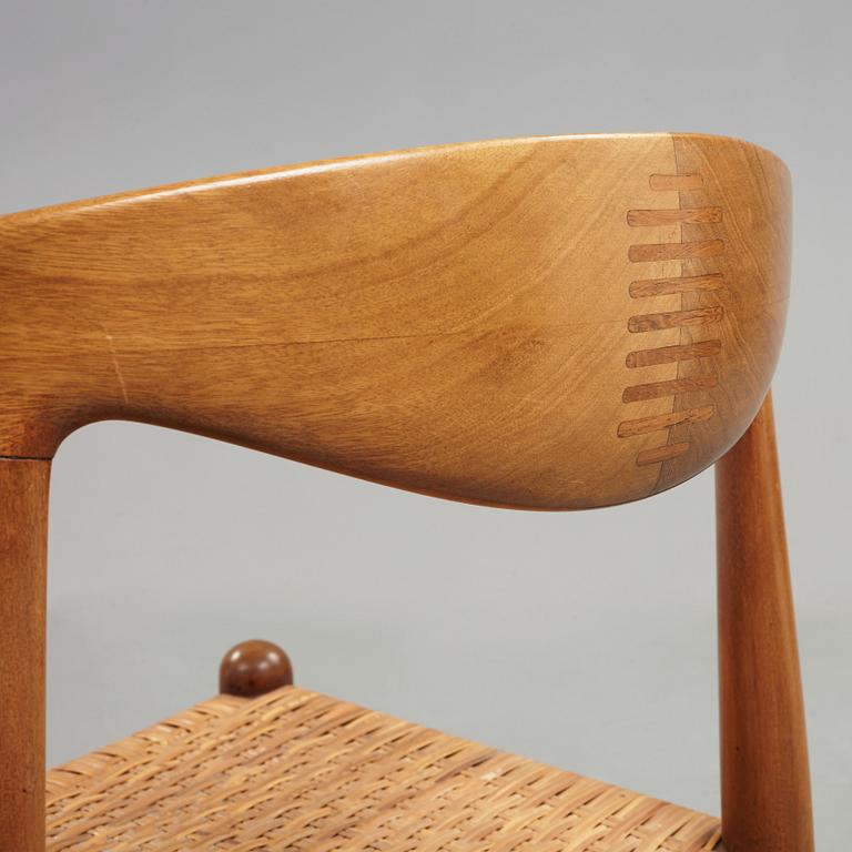 Hans J. Wegner, "Kohornsstolen/ Cowhorn chair", sex stycken, "JH-505", Johannes Hansen, Danmark 1950-60.