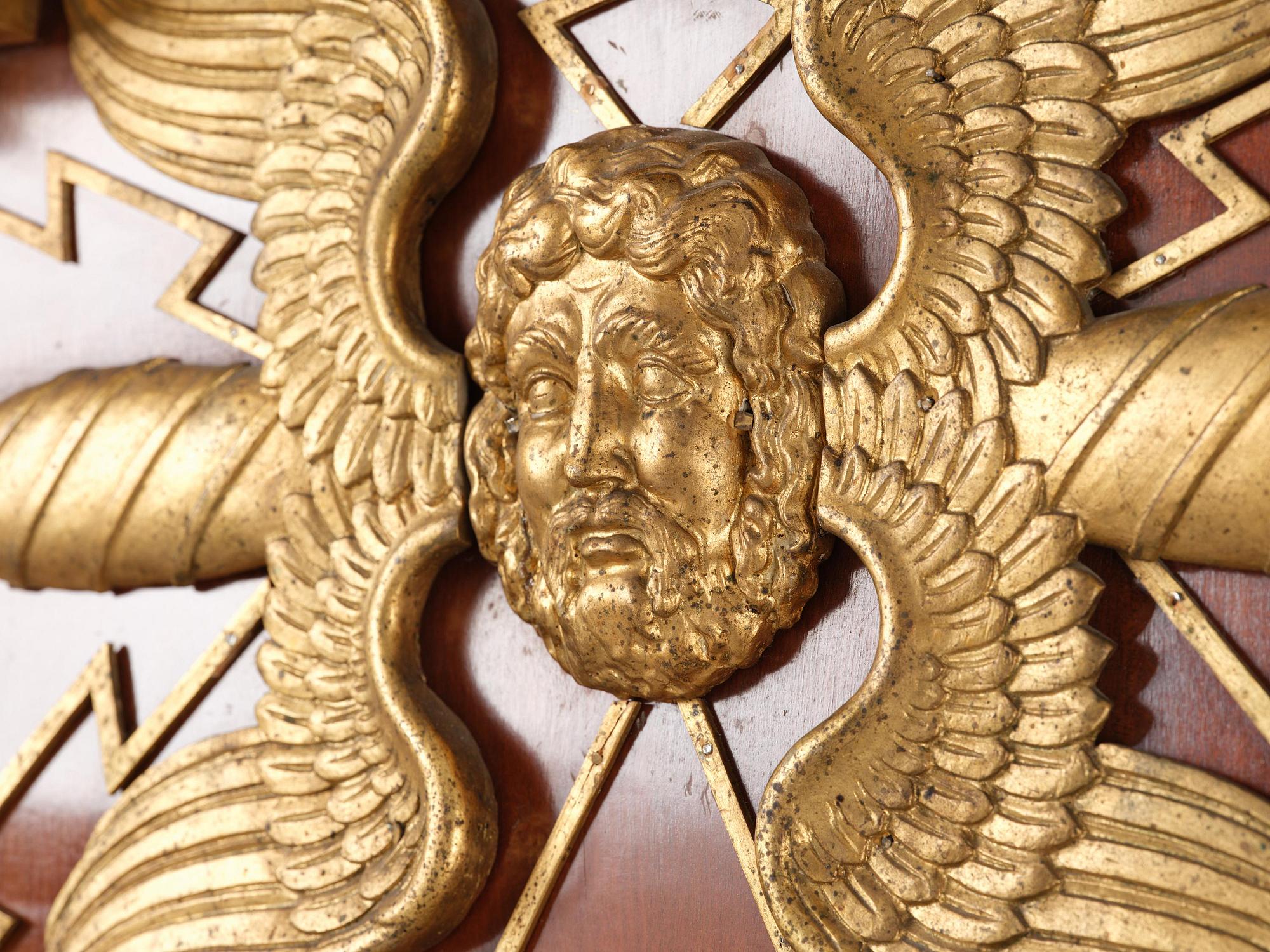 Spegel, av Johan Martin Berg  (spegelfabrikör i Göteborg 1803-37), Empire.