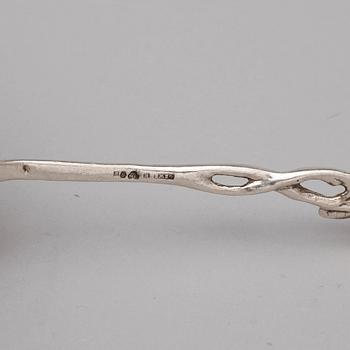 PARTI SILVER, 14 delar, mestadels Tyskland, 1900-tal. Totalvikt 474 gram.
