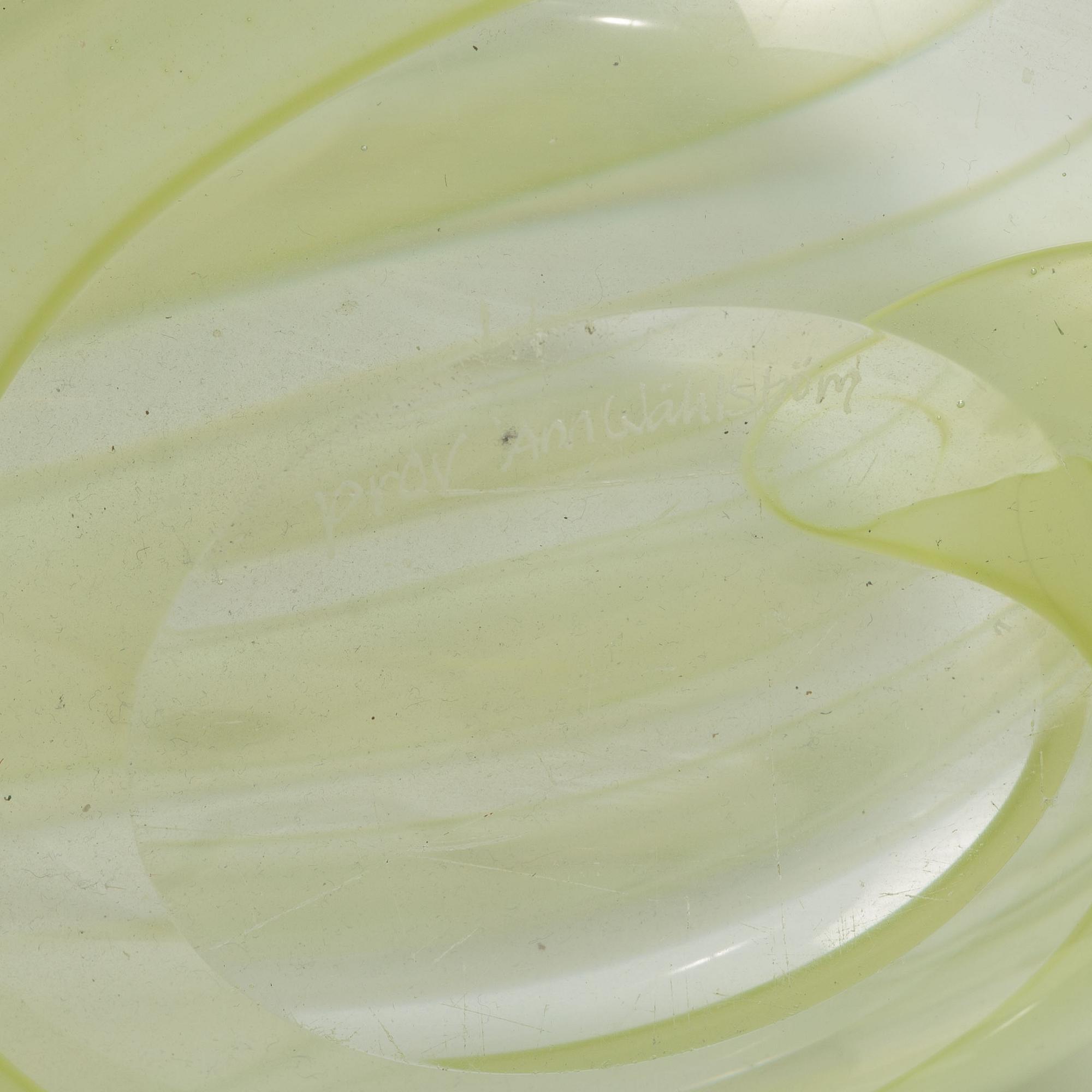 Ann Wåhlström, vas, glas, provexemplar, Kosta Boda.