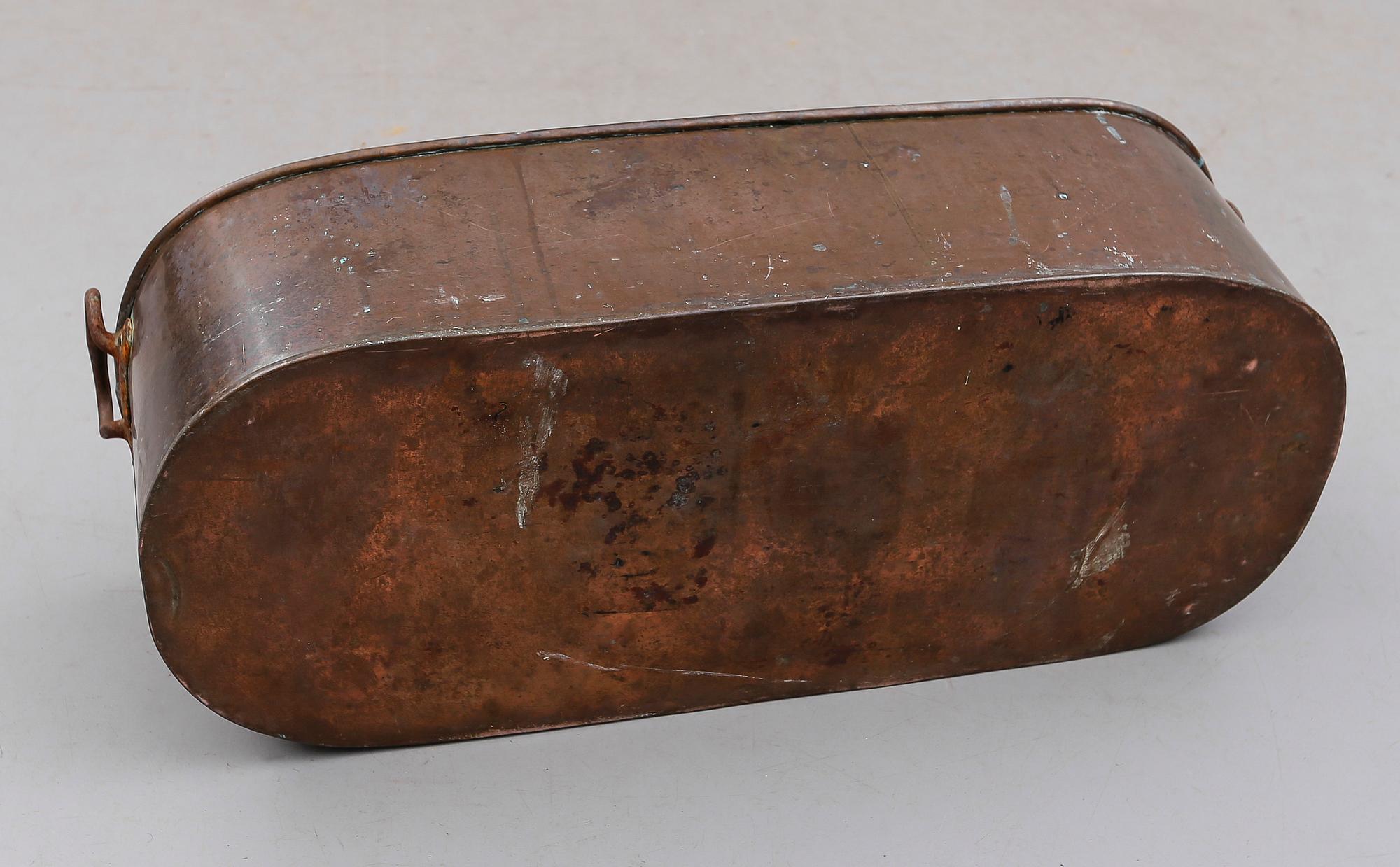 FISKGRYTA, koppar, 1800-tal.