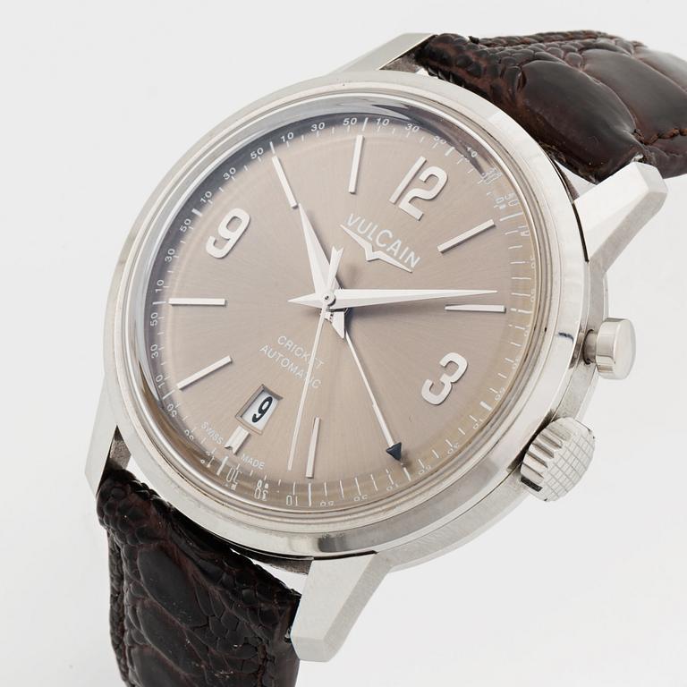 Vulcain, Cricket, 50s Presidents, wristwatch, 42 mm.